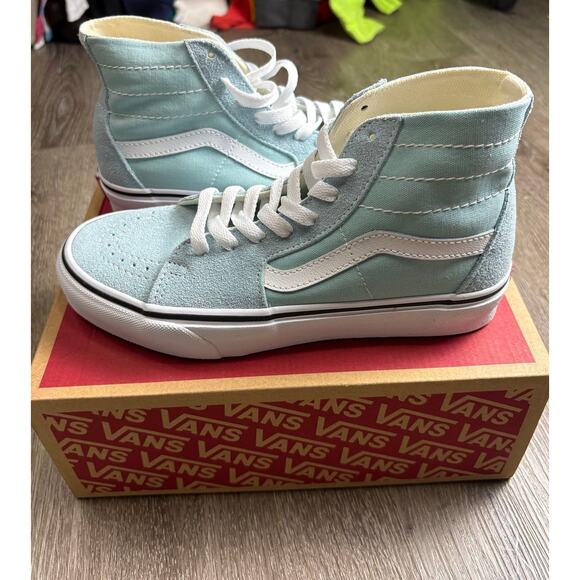 Vans Other - NWB - 5M/6.5W - Vans Sk8-Hi Tapered - Canal Blue Sneakers